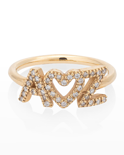 Shop Sarah Chloe Ava 14k Gold Diamond Duo Ring