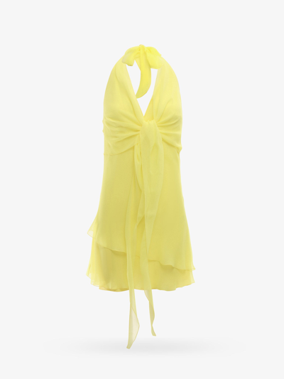 Shop Blumarine Dress In Yellow