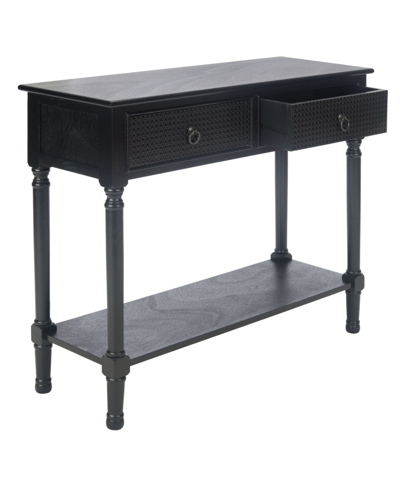 Shop Safavieh Haines 2 Drawer Console Table In Black
