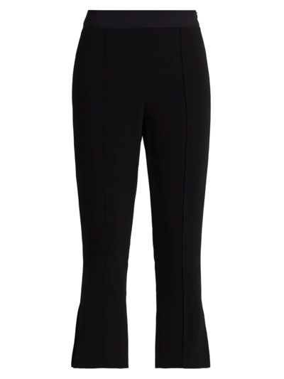 Shop Cinq À Sept Women's Brianne Pintuck Crepe Pants In Black