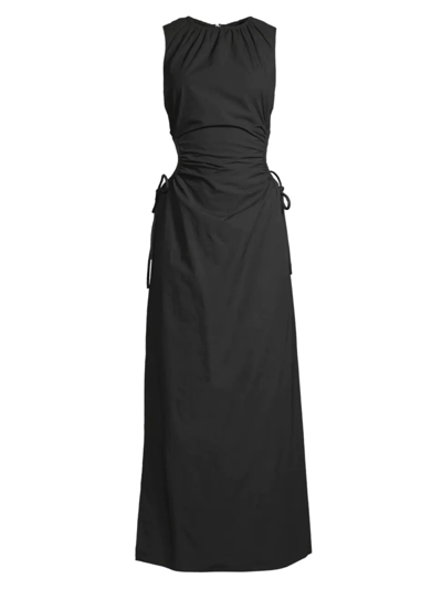 Shop Sir Women's Ilkin Tie Midi-dress In Black