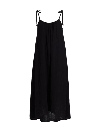 Shop Xirena Women's Joli Rope Strap Midi-dress In Black