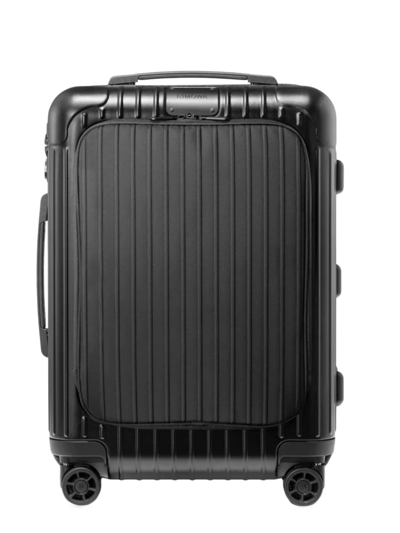 Shop Rimowa Men's Essential Sleeve Cabin S Matte Suitcase In Matte Black