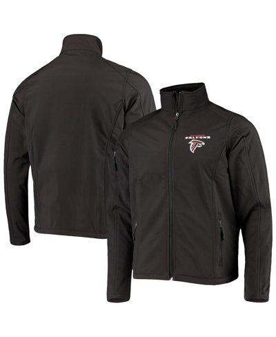 Shop Dunbrooke Men's  Black Atlanta Falcons Sonoma Softshell Full-zip Jacket