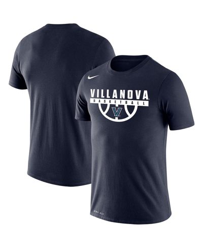 Shop Nike Men's  Navy Villanova Wildcats Basketball Drop Legend Performance T-shirt