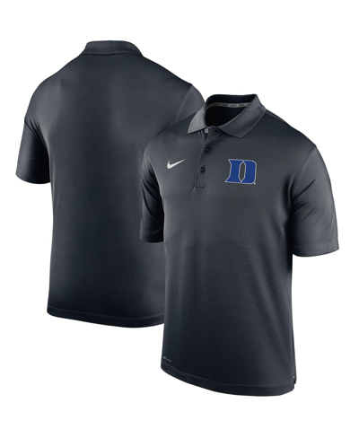 Shop Nike Men's  Black Duke Blue Devils Big And Tall Primary Logo Varsity Performance Polo Shirt