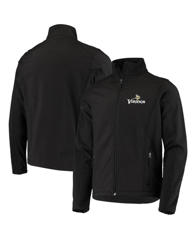 Dunbrooke Black Minnesota Vikings Sonoma Softshell Full-zip Jacket In Black