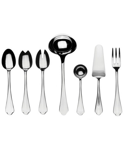 Shop Mepra Dolce Vita Serving Set, 7 Piece In Stainless Steel