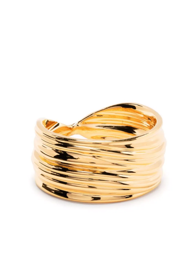 Shop Missoma Wave Gold-plated Ring