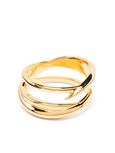 Shop Missoma Claw Entwine Ring In Gold