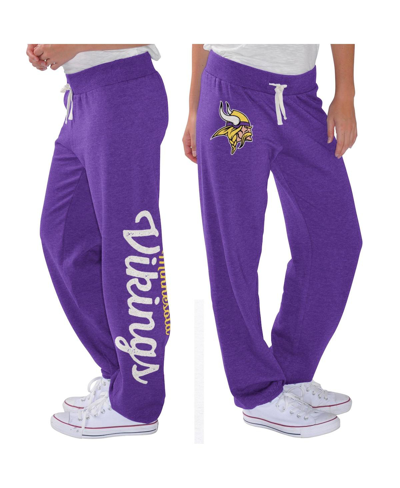 Shop G-iii 4her By Carl Banks Women's  Purple Minnesota Vikings Scrimmage Fleece Pants