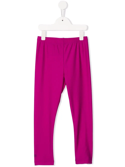 Shop Douuod High-waist Stretch Leggings In Pink