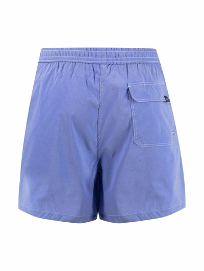 Shop Antonella Rizza Drawstring Swim Shorts In Blue