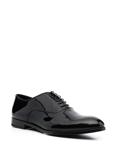 Shop Doucal's Pointed Toe Loafers In Schwarz