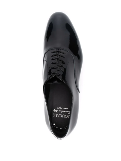 Shop Doucal's Pointed Toe Loafers In Schwarz