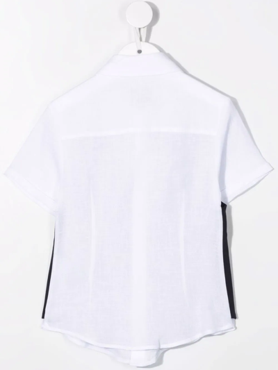 Shop Fay Waistcoat-effect Shirt In White