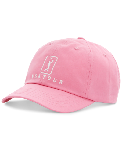 Shop Pga Tour Men's Pro Series Twill Cap In Pink Carnation