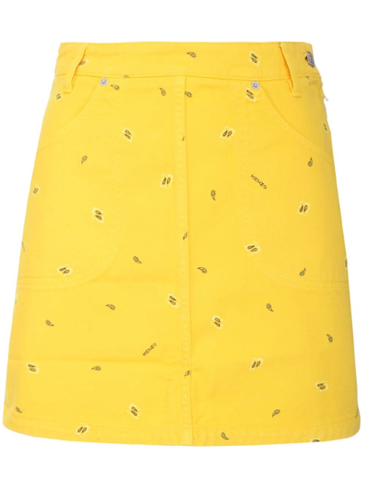 Shop Kenzo Paisley Printed A In Yellow