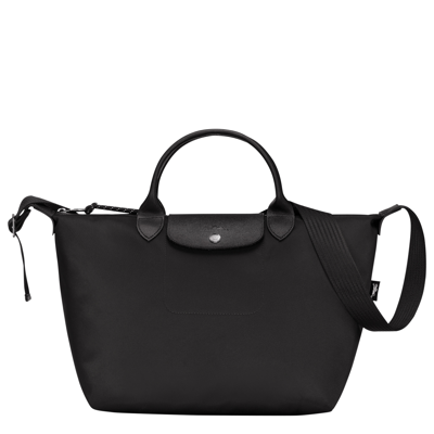 Shop Longchamp Handbag L Le Pliage Energy In Noir