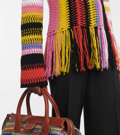 Shop Chloé Cashmere And Wool Sweater In Multicoloured