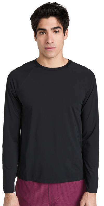 Shop Alo Yoga Idol Long Sleeve Tee In Black