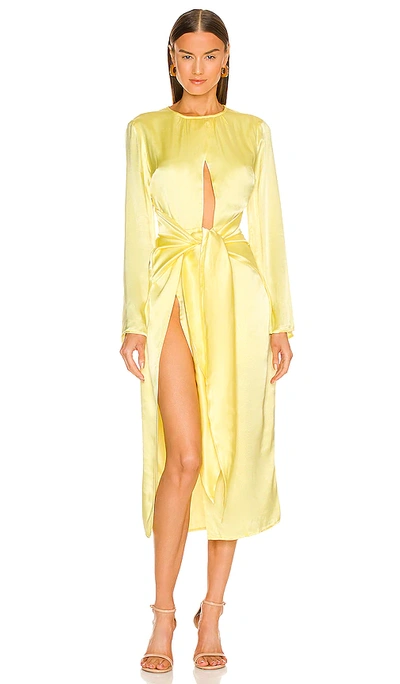 Shop Atoir The Aries Dress In Yellow