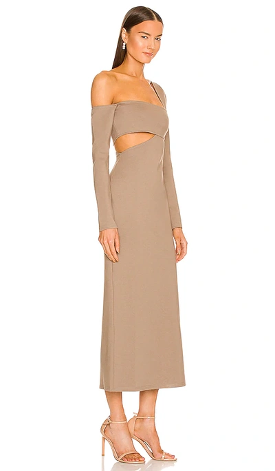 Shop Atoir The Sonata Dress In Taupe