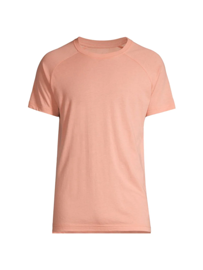 Shop Alo Yoga Men's Triumph Crewneck T-shirt In Soft Clay