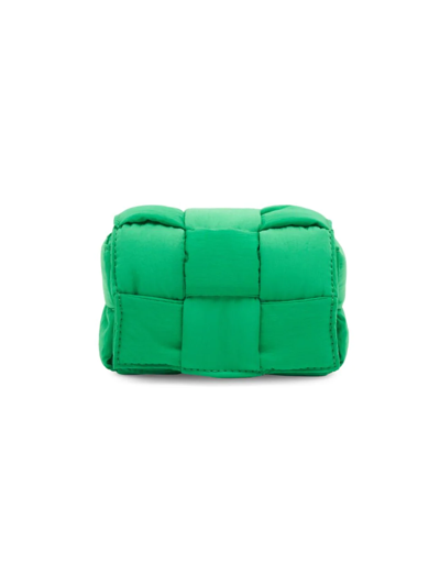 Shop Bottega Veneta Men's Borsa Intrecciato Mini Pillow Bag In Parakeet