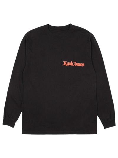 Shop Franchise Kush Jones Long-sleeve Tee In Black