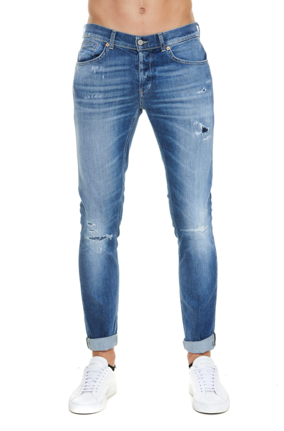 Shop Dondup George Denim Jeans In Blue