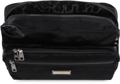 Shop Dolce & Gabbana Nylon Messenger Bag In Black