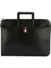 THOM BROWNE flat briefcase,LEATHER100%