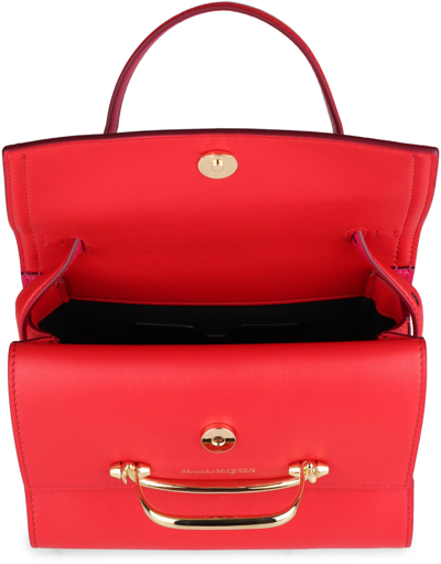 Shop Alexander Mcqueen The Story Leather Bag In Red