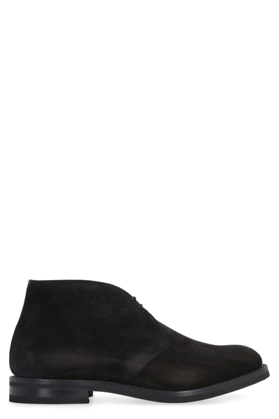 Shop Church's Rider 3 Lw Suede Desert-boots In Black