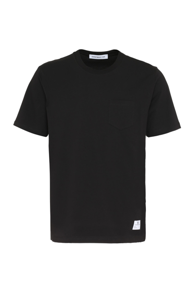 Shop Department Five T-gars Cotton T-shirt In Black