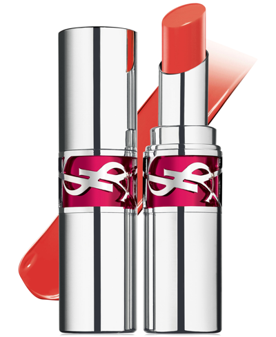 Shop Saint Laurent Candy Glaze Lip Gloss Stick In Red Thrill