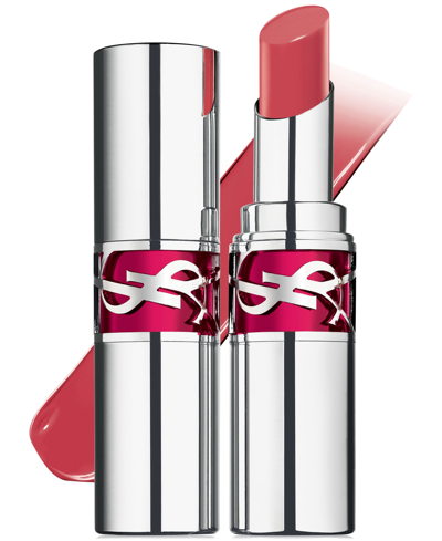 Shop Saint Laurent Candy Glaze Lip Gloss Stick In Pink Satisfaction