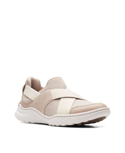 Shop Clarks Women's Collection Teagan Go Sneakers In Sand Combination