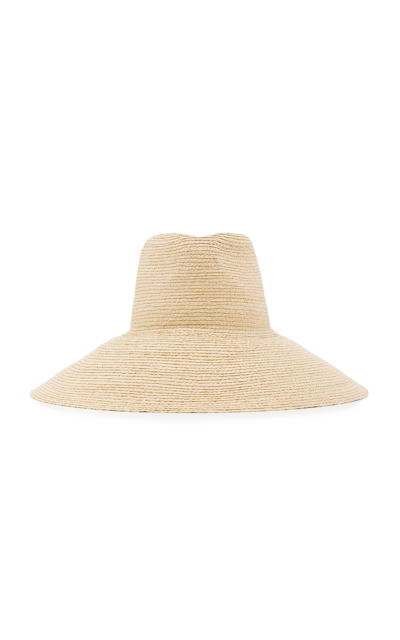 Shop Janessa Leone Tinsley Straw Hat In Neutral