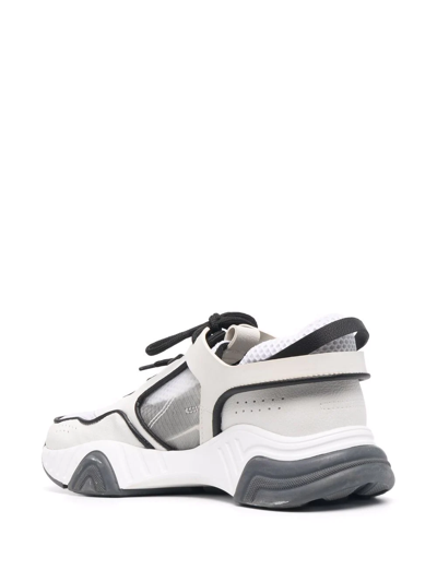 Shop Dorothee Schumacher Low-top Panelled Sneakers In White