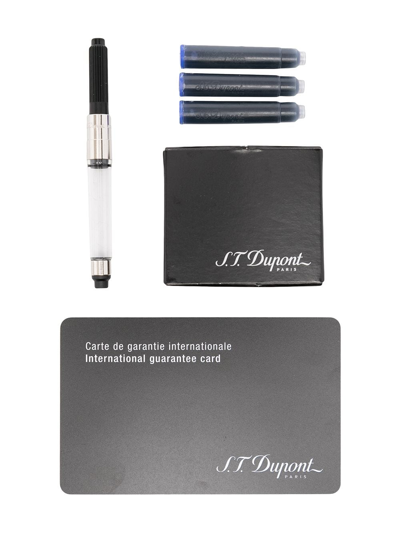 St Dupont Embossed-detail Pen Gift Box In Black