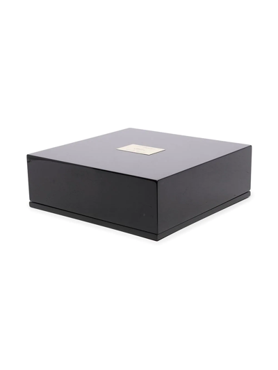 St Dupont Embossed-detail Pen Gift Box In Black
