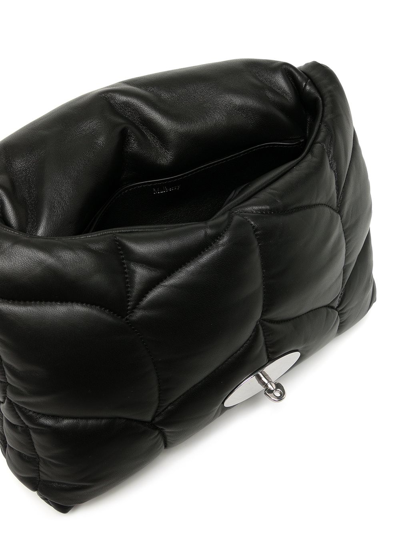 Shop Mulberry Softie Shoulder Bag In Black