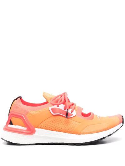 Shop Adidas By Stella Mccartney Cut-out Low-top Sneakers In Orange