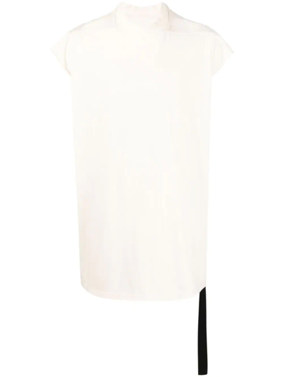Shop Rick Owens Drkshdw Cap-sleeve T-shirt In Neutrals