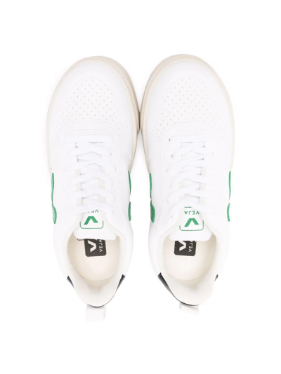 Veja Teen Low-top Lace-up Sneakers In White