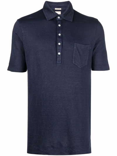 Shop Massimo Alba Patch-pocket Polo Shirt In Blue