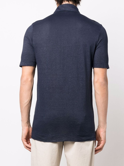 Shop Massimo Alba Patch-pocket Polo Shirt In Blue