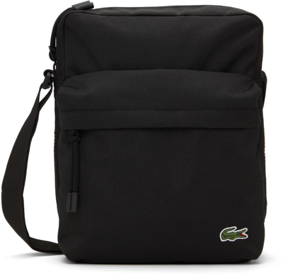 Shop Lacoste Black Canvas Neocroc Bag